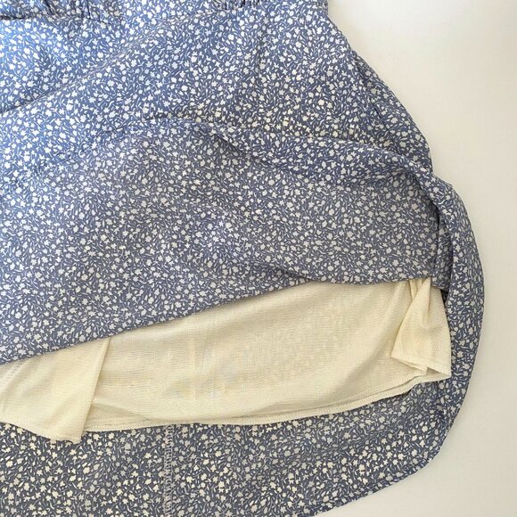 Floral Knee-length A-line Dress w/ Bow - Picture 7 of 7